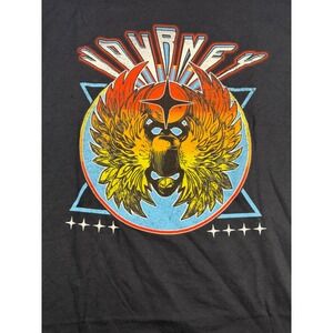 Journey Band T-Shirt Mens Medium Black Freedom 2024 Scarab Graphic Rock Tee
